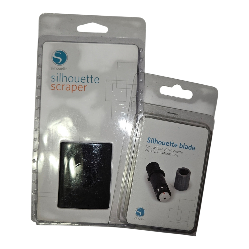 Silhouette Scraper and Blade Set - Black New in Package